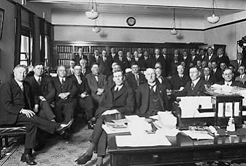 Members of the Scullin Ministry with Lyons seated at front left, 1929 NAA